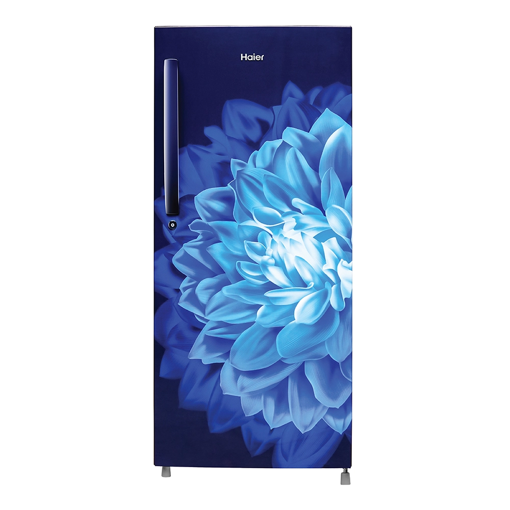 Haier 190L 5 Star Direct Cool Single Door Refrigerator with Toughened Glass Shelf - HRD-2105CMD-P